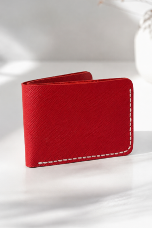 Crimson Classic Bifold Wallet