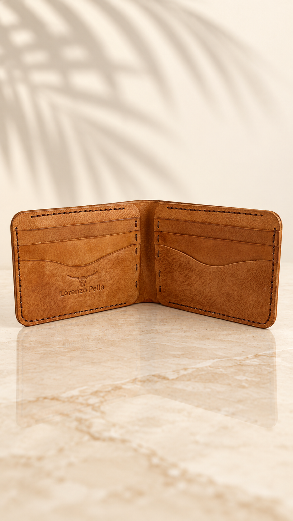 Dual-Money Six-Slot Bifold Wallet - Image 2
