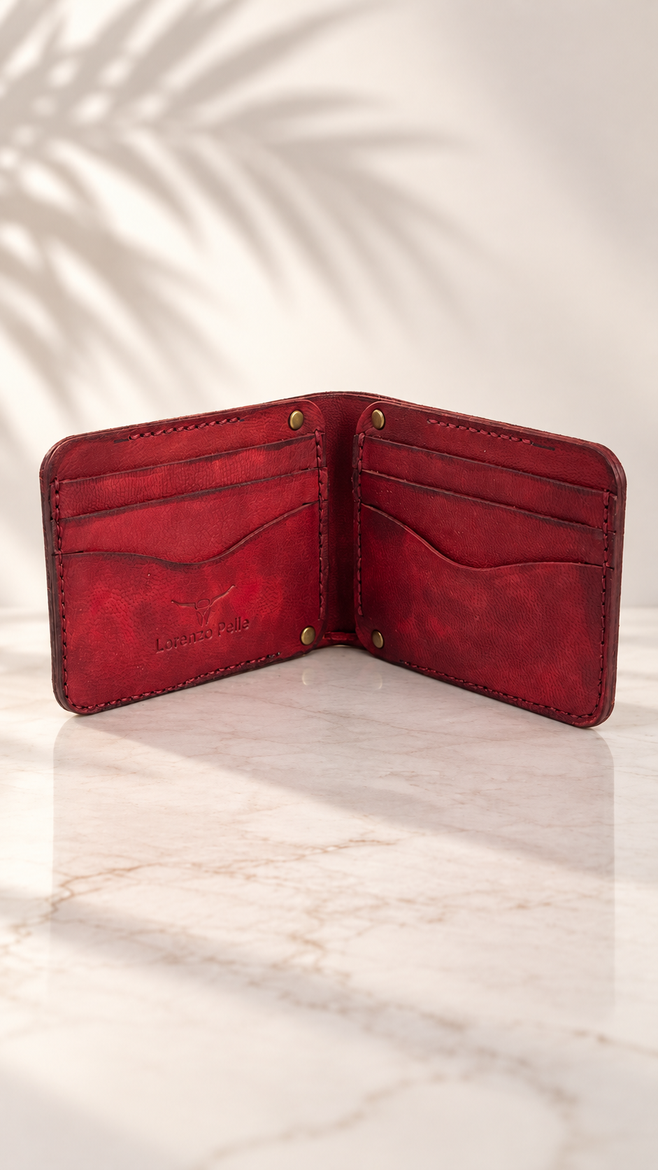 Pull-Tab Six-Slot Bifold Wallet - Image 2