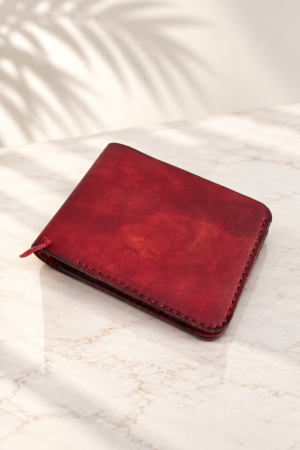 Pull-Tab Six-Slot Bifold Wallet