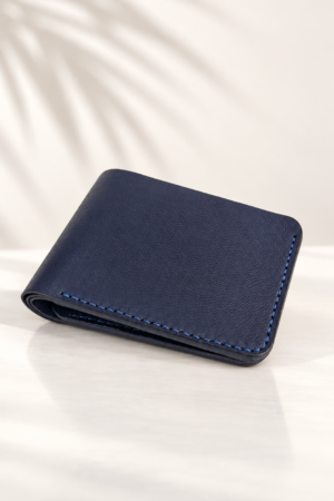 Dual-Compartment Six-Slot Bifold Wallet