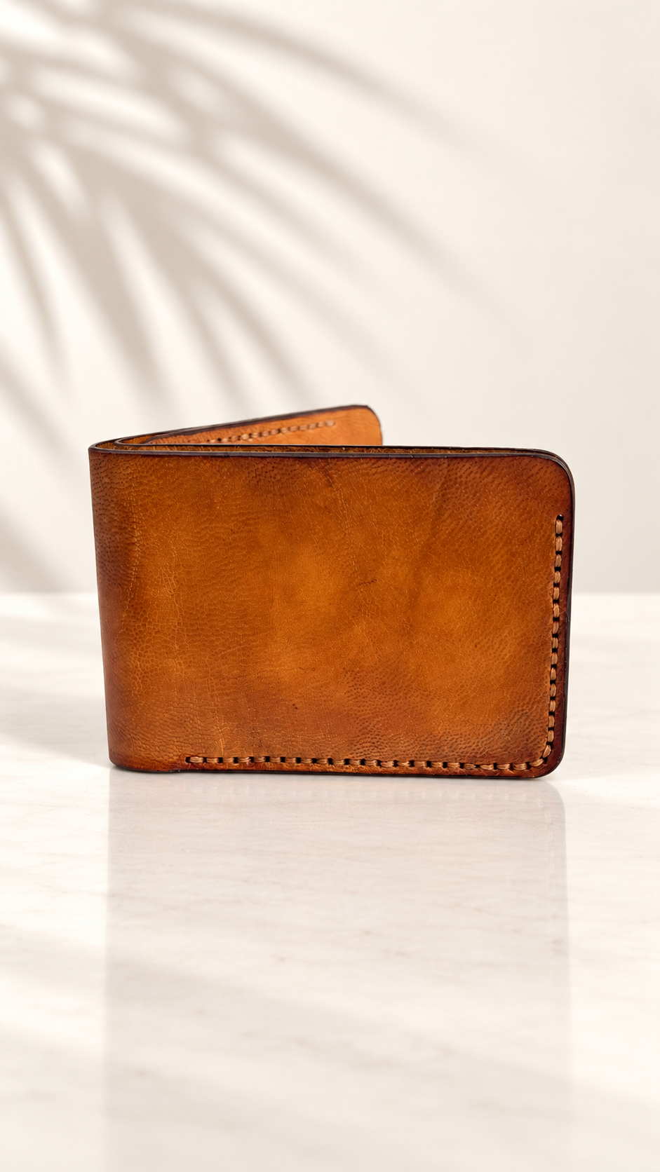 Dual-Compartment Four-Slot Bifold Wallet - Image 3