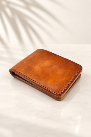 Dual-Compartment Four-Slot Bifold Wallet