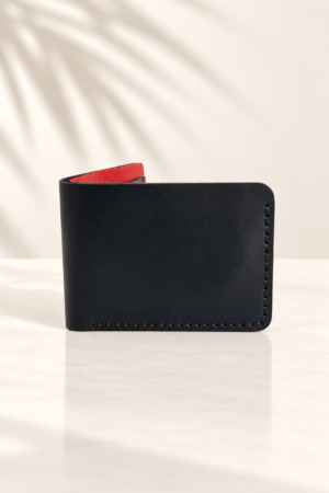 Two-Tone Six-Slot Bifold Wallet