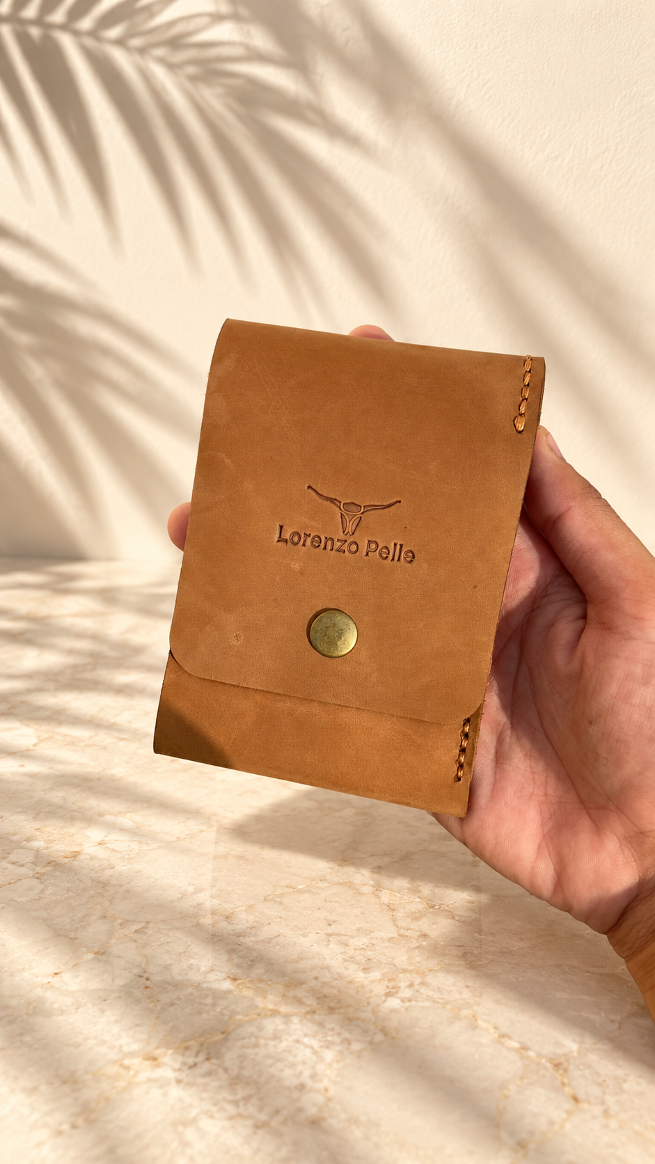 Slim Leather Card Holder Wallet - Image 2