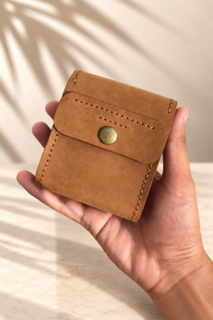 Compact Leather Card Wallet