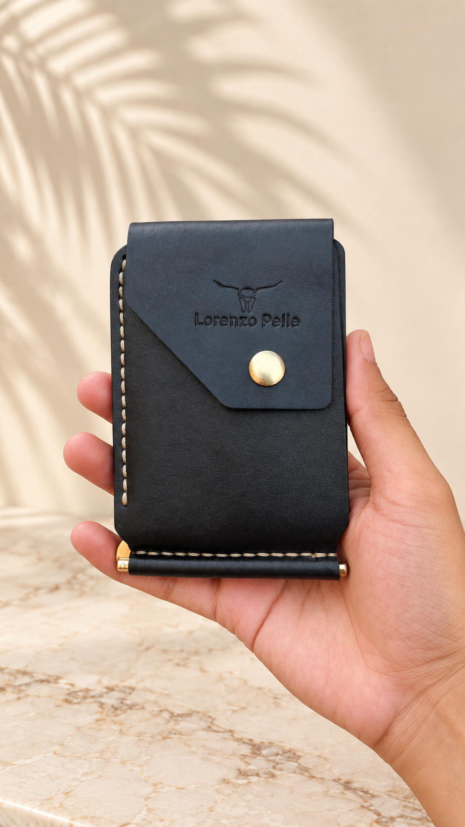 Lorenzo Pelle SnapClip Money Clip Wallet