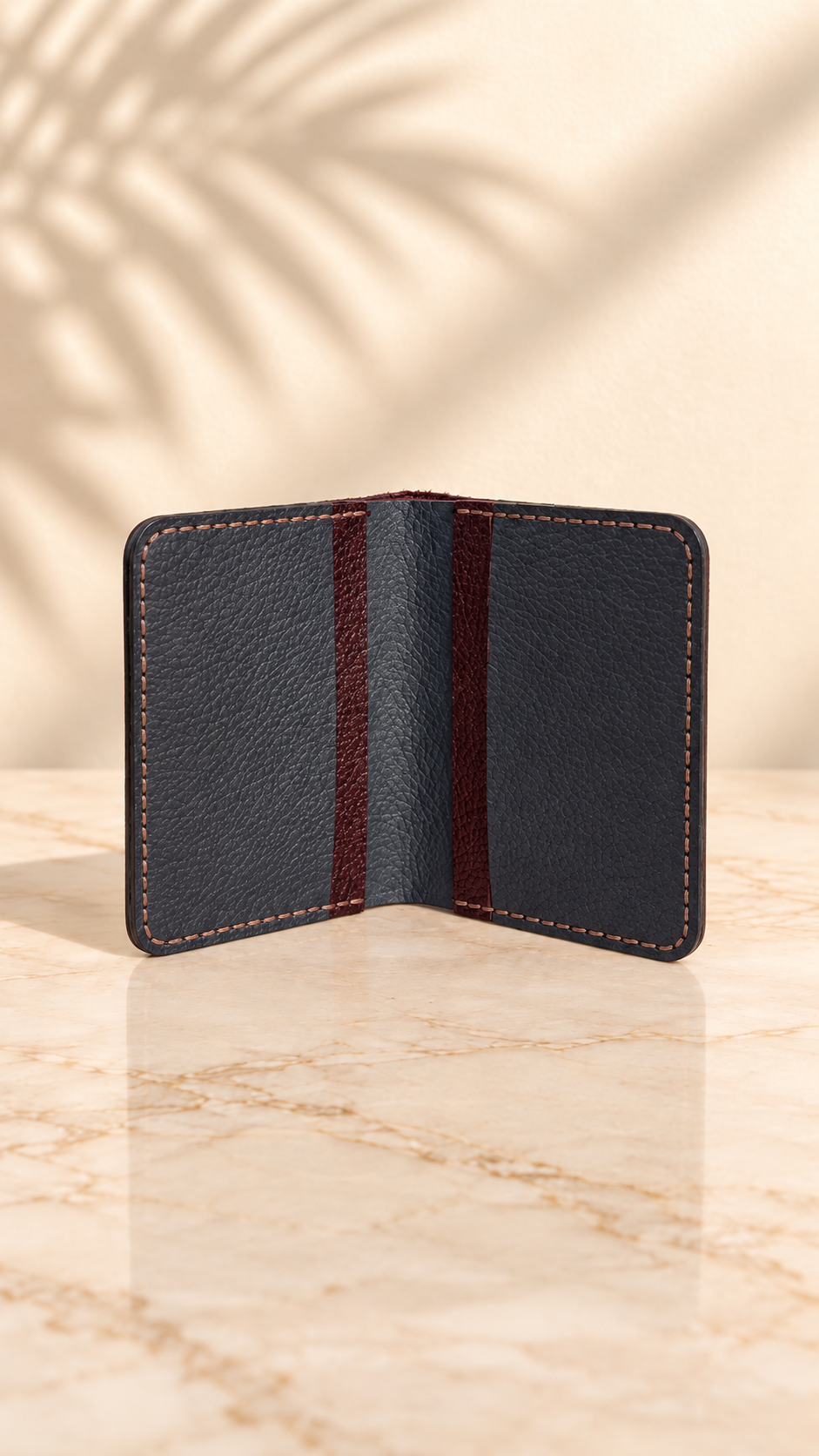 The Bordeaux Compact — Bifold Wallet - Image 2