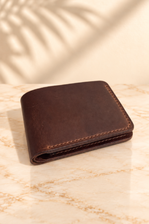 The Espresso Fold — Bifold Wallet