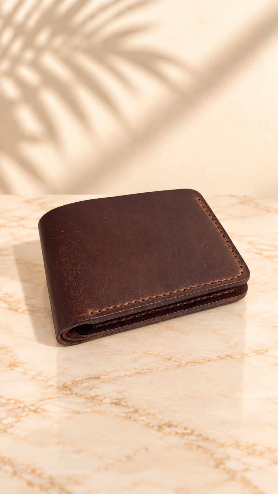 The Espresso Fold — Bifold Wallet