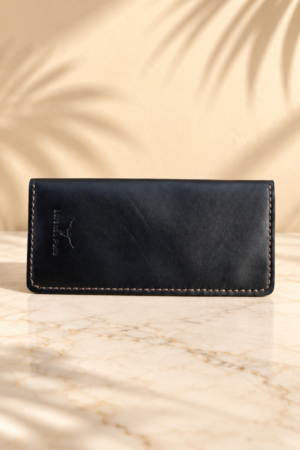 The Onyx Twelve — Long Bifold Wallet